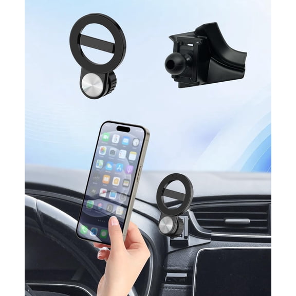Car Phone Holder for Honda CRV CR-V 2017-2022 Auto Accessories, Cell Phone Mount Compatible with MagSafe, 360 ° Rotation, Hands Free Not Affect Air Vent