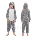 thumbnail image 3 of Ropa de dormir de franela de dinosaurio para niños, pijama de panda, mono de unicornio, kigurumi, manta de punto para niños y niñas, 3 of 5