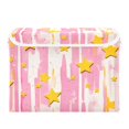 thumbnail image 7 of Yayeee Collapsible Cube Storage Bin with Lid Fabric Closet Decorative Basket with Handles, Flat Yellow Stars, 7 of 7