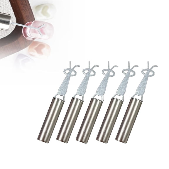 5 Pcs Heart Cat Eye Magnet, New Professional Flexible Diy Tool With Y-Shaped Guide For Cat Eye Gel Polish & Diy Manicure Kit(RL)