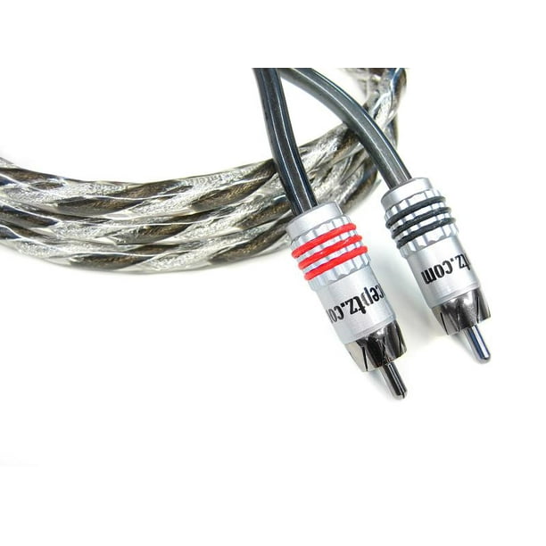 KnuKonceptz Karma SS Twisted Coaxial OFC 2 Channel 20 Foot RCA Cable