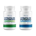 thumbnail image 1 of NAIMA Kit Citrato de Magnesio y Citrato de Potasio, 100 Cápsulas por Frasco | Suplemento Alimenticio | Ingredientes Naturales | Puro, Alta Absorción | Energía y Bienestar General | Sin Aditivos, 1 of 4