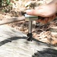 thumbnail image 4 of Taladro de mano auspicioso para carpintería, taladro de supervivencia Manual, herramientas Bushcraft de barrena Manual, barrena Manual de Camping para acampar Kuyhfg Sin marca, 4 of 5