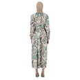 thumbnail image 5 of Ecru - Green - Floral - Crew neck - Unlined - Modest Dress - Refka, 5 of 5