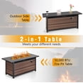 thumbnail image 6 of Sophia & William 56" Outdoor Propane Gas Fire Pit Table with Lid 50,000 BTU, 6 of 7