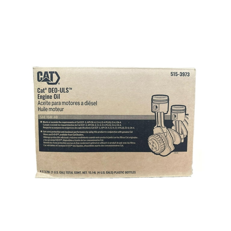 Cat 515-3973 DEO-ULS 15W-40 Engine Oil | 1 Gal. Jug, Case of 4