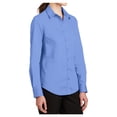 thumbnail image 4 of Mafoose Women's Long Sleeve SuperPro Twill Shirt Ultramarine Blue 2XL, 4 of 4
