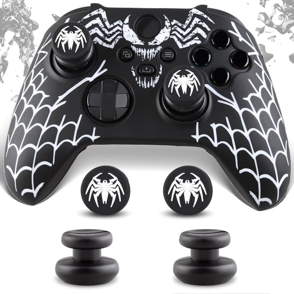Capa de silicona para mando SoAegis Xbox Series S/X blanco/negro