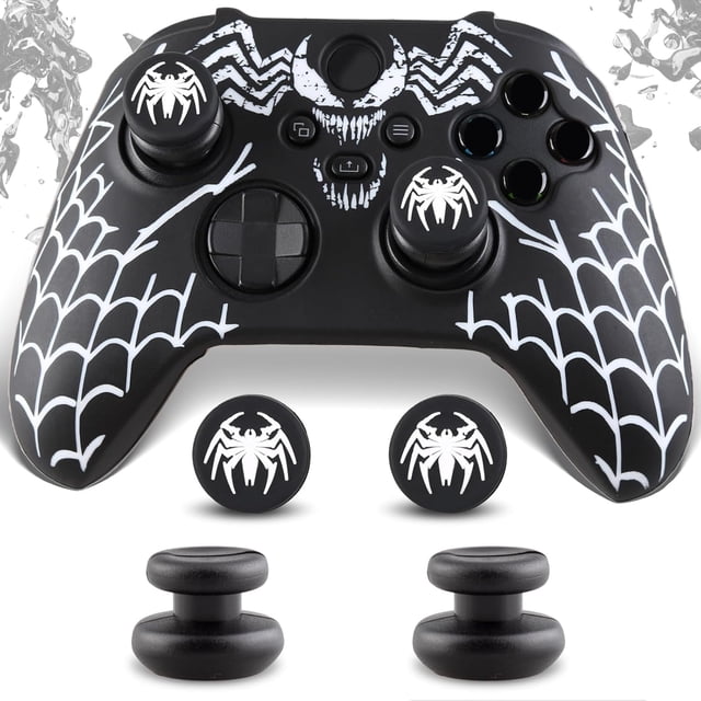 Capa de silicona para mando SoAegis Xbox Series S/X blanco/negro