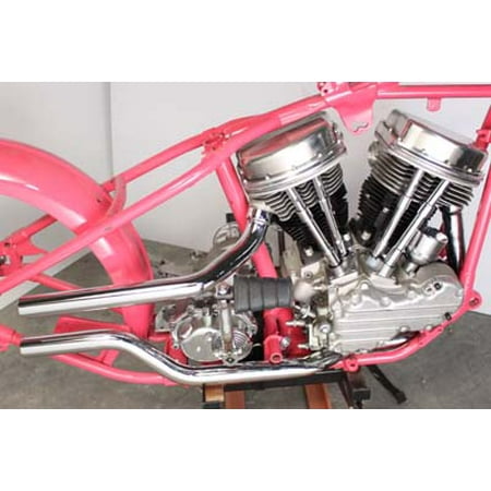 Exhaust Drag Pipe Set Side by Side Style,for Harley Davidson,by (Best Exhaust Pipes For Harley Davidson)