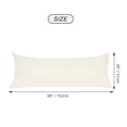 thumbnail image 6 of PiccoCasa 1Pc Comfortable-Soft Microfiber Pillowcase, King Cream, 6 of 7