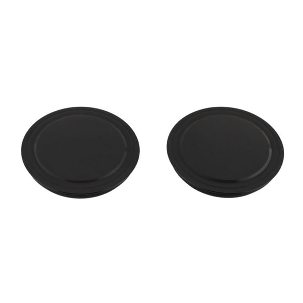 Cubierta decorativa para orificio de marco de motocicleta, repuestos de aluminio Negro