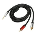 thumbnail image 1 of Cable De 3,5 Mm A 2 , Cable Divisor , Cable Extensible De Sonido HiFi Chapado En Oro Para TV Para Altavoz, 1 of 7