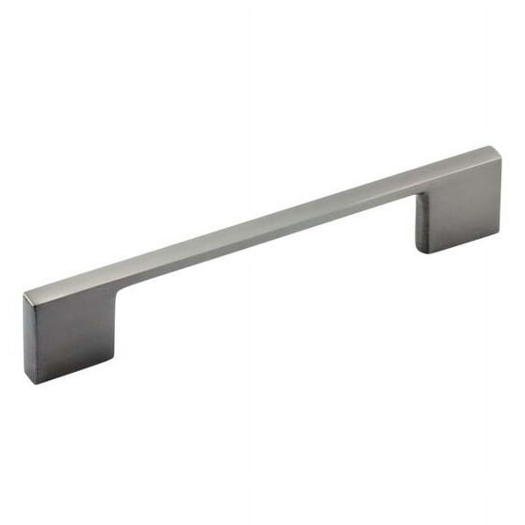 Rok 25-Pack Modern Tele Style 3-3/4" (96mm) Center to Center, Overall Length 5-11/32" Brushed Nickel Cabinet Hardware Pull/Handle
