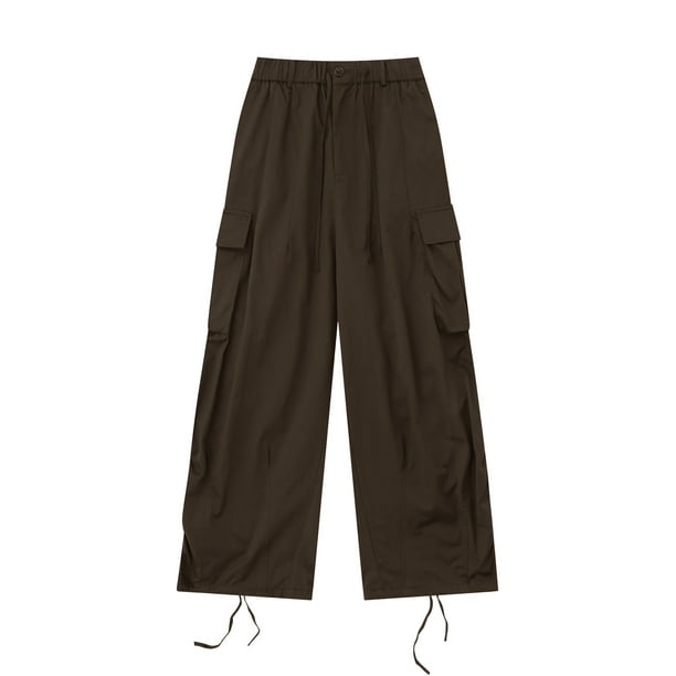 Pantalón unisex casual americano de color liso - Cargo