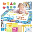 thumbnail image 1 of Big Aquapaint Mat Tapete de dibujo borrable reutilizable para niños pequeños (juego completo) Likrtyny libre de BPA, 1 of 9
