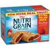 (2 pack) (2 Pack) Kellogg's Nutri-Grain Soft Baked Strawberry Breakfast Bar Extra Value Pack, 1.3 oz, 24 count