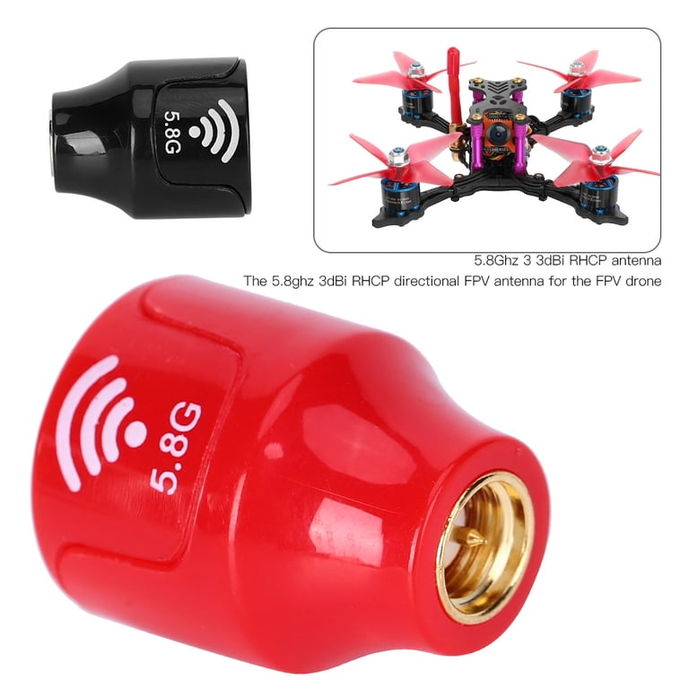 Antenne FPV 5.8GHz RHCP Interne RPSMA 2.5Dbi Pour Drone RC Quadcopter F450 S500 Rouge 210177745 Antenne FPV 5.8GHz RHCP Interne RPSMA 2.5Dbi Pour Drone RC Quadcopter F450 S500 Rouge 210177745