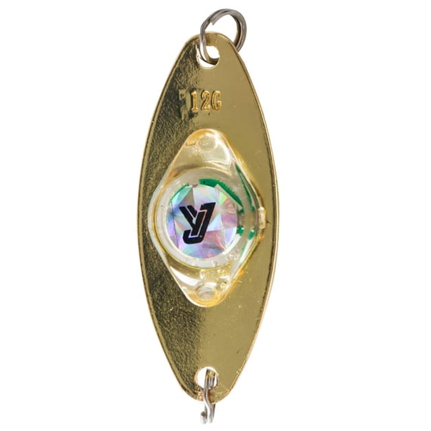 Lámpara de atracción de peces de 12g, accesorios impermeables para lámparas de peces (luz blanca dorada)