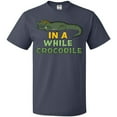 thumbnail image 3 of Inktastic In a While Crocodile with Cool Green Crock in Sunglasses T-Shirt, 3 of 5