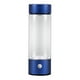 thumbnail image 1 of Botella de agua portátil con generador de hidrógeno de vidrio antideslizante de 420 ml. Azul, 1 of 8