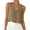 Brown, variant on Heisall Womens Tank Tops V-Neck Button Front Solid Color