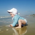 thumbnail image 4 of Iplay Snap Reusable Absorbent Swimsuit Diaper - Light Aqua Sea Friends, 4 of 5