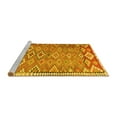 thumbnail image 2 of Ahgly Company Machine Washable Indoor Rectangle Oriental Yellow Traditional Area Rugs, 2' x 5', 2 of 4