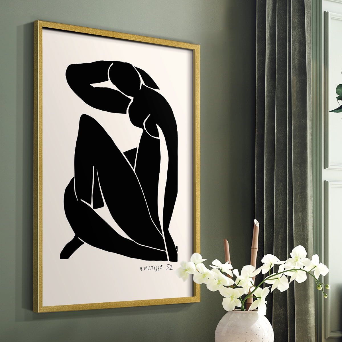 Matisse CCVII in Solid Wood 11 x 14 Framed Print