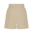 thumbnail image 2 of Kureaily Girls Casual Shorts For Kids Soft Stretchy Elastic Waist Everyday Comfortable Summer Wear For Ages 3 14 For Play And Relaxation/ 3-4 Years/ Little Kid (Yellow), 2 of 4