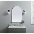 thumbnail image 2 of Elegant Decor Metal Frame Arch Mirror 22x36 Inch in Silver, 2 of 3