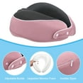 thumbnail image 4 of Uxcell Travel Pillow, Plane Sleeping Pillow with Earplugs Eye Masking for Train, Red, 4 of 6