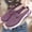 Purple, variant on Women Knit Mules Summer Trendy Closed Toe Breathable Comfortable Backless Sneakers Lightweight Soft Sole Mesh Slides for Walking Gray 7.5