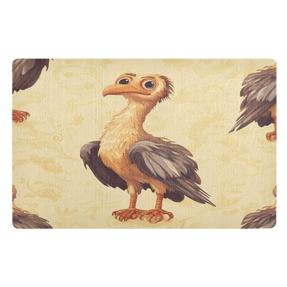 BZSMCE Floor Mats 32x20in Cute Vulture Pattern Creativity Doormats