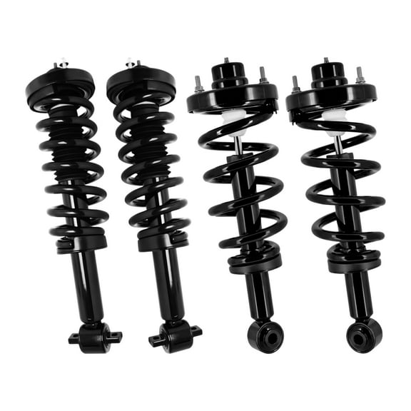 AutoShack Front & Rear Complete Strut & Coil Spring Replacement for 2014-2017 Ford Expedition 2014-2017 Lincoln Navigator 4-PC Set