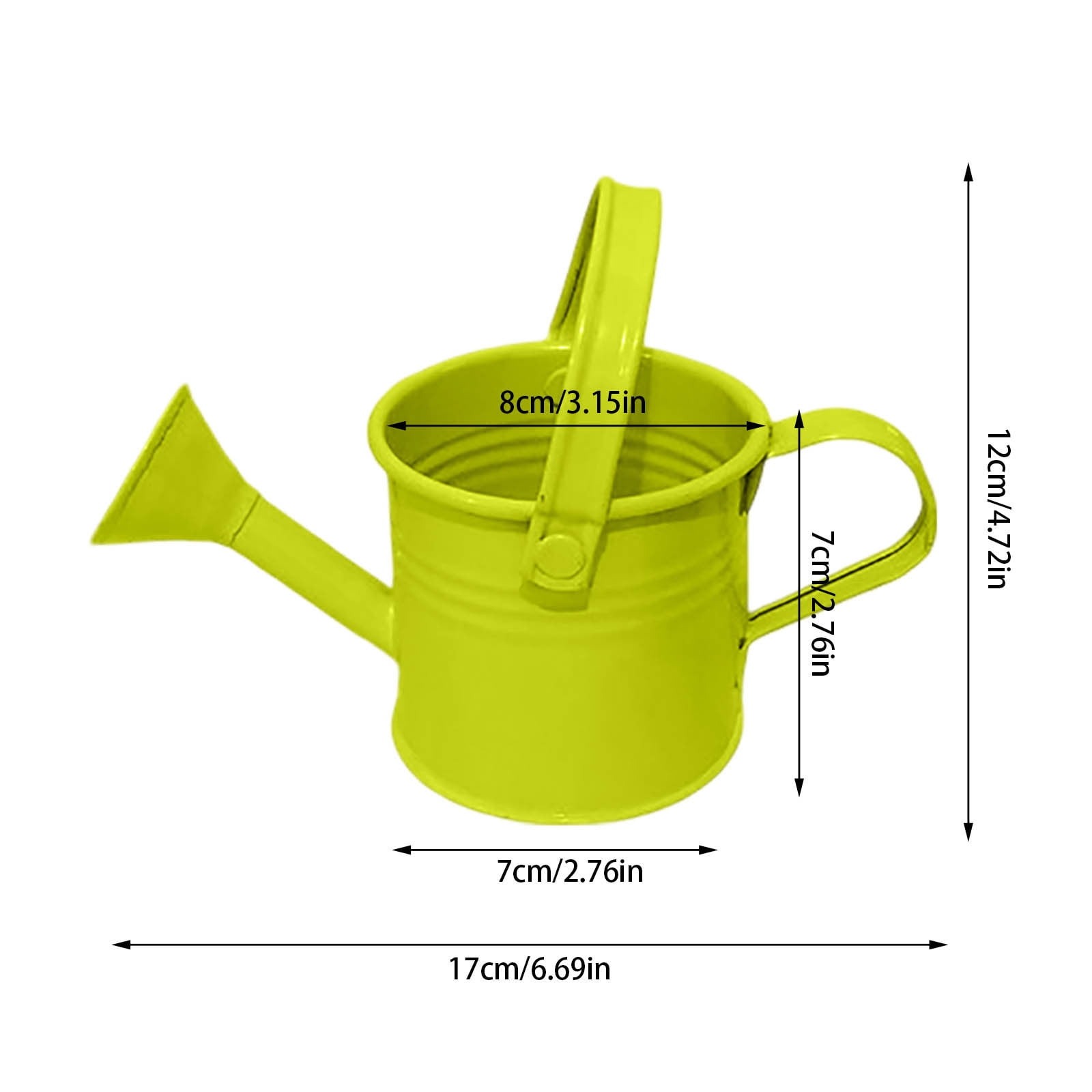 Metal Watering Can for Flower Watering Pot with Long Spout, Portable for Indoor and Outdoor Care, Home Garden Tool, Balcony, Patio, Greenhouse