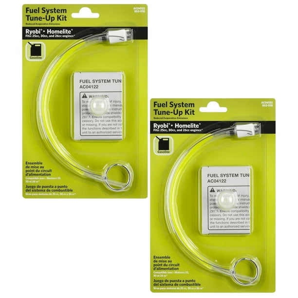 Ryobi Tools AC04122 Primer Bulb Filter Fuel Line TuneUp Kit (2Pack