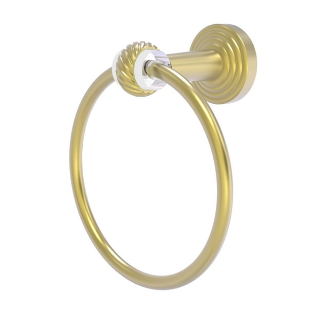 Pacific Beach Collection Towel Ring with Twisted Accents