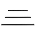 thumbnail image 7 of American Art Decor Black Scallop Floating Wall Shelf Set of 3, Wood Picture Ledge Shelves with Lip, Shabby Chic Decorative Wall Shelves for Nursery, Gallery, Bathroom & Living Room Decor, 7 of 7