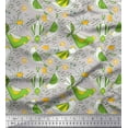 thumbnail image 1 of Soimoi Rayon Fabric Floral & Bird Cartoon Fabric Prints by Yard 42 Inch Wide, 1 of 1