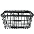 thumbnail image 1 of UPGRATOR 1Pack Iron Bike Basket With Lid Protection For City Commuters, 1 of 7