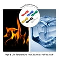 thumbnail image 4 of 22 Calibre Silicona Cable 22AWG Eléctrico Cable Trenzado Cable Flexible Estañado Cobre Cable Alta Temperatura Conexión Cable 6 Color 3,0 m/10 Pies 6uds, 4 of 7