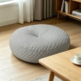 thumbnail image 3 of Cooling Ice Dot Round Floor Cushion, Breathable Plush Pouf Seat for Home & Office, 3 of 5