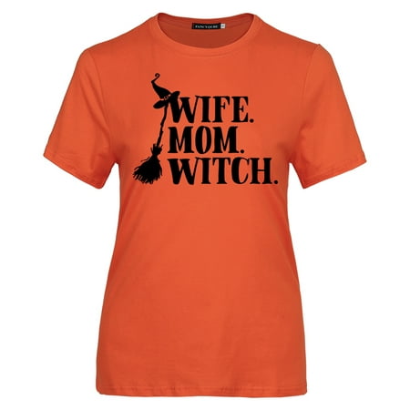 Yaoping Mom Wife Witch Shirt, Mom Shirt, Wife Mom Witch Shirt, Witch Shirt, Witches Carnival, Halloween Shirt, Halloween Tee, Halloween Costume, Graphic
