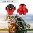 thumbnail image 3 of 15.6mm Motorcycle Slider Frame Aluminum Alloy Wheel Fairing Protection Crash Pad Protector Guard 54mm 57mm Red 2 Pcs, 3 of 7