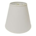 thumbnail image 5 of 16" White Deep Empire Linen Lampshade, 5 of 5