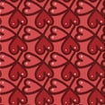 thumbnail image 1 of Ahgly Company Indoor Square Patterned Tomato Sauce Red Area Rugs, 4' Square, 1 of 1