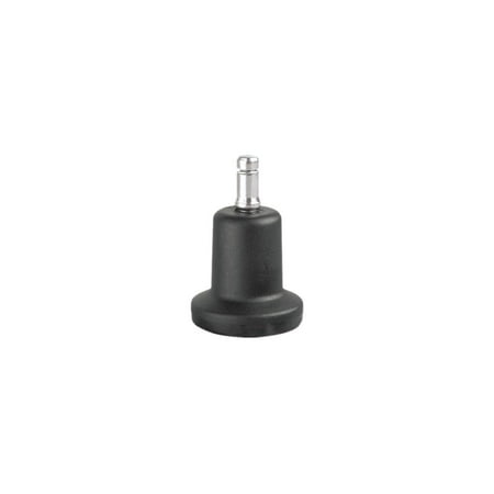Master Manufacturing Caster Series 2 3/16" Stationary Glides, Black, 5 Count