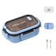 thumbnail image 4 of Fiambrera portátil 1200ml | Plástico para recipientes de comida Bento | Partición de 2 compartimentos | Diseño de hebilla de cerradura a prueba de fugas | Incluye cubiertos | Almacenamiento ligero, 4 of 6