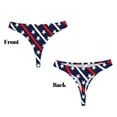 thumbnail image 3 of Fotbe Patriotic Star Tanga Sin Costuras para Mujer con Estampado – Panties Invisibles, Transpirables y Cómodos para Uso Diario-Medium, 3 of 6